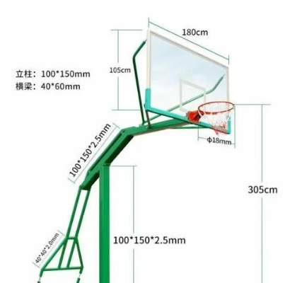 篮球架尺寸和高度图片大全打造你的私人篮球场